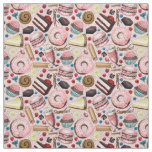 Sweet treats on pink fabric