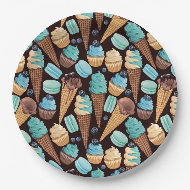 Sweet Treats Paper Plate (Front)