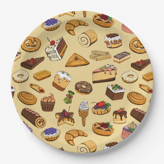 Sweet Treats Paper Plates (Front)