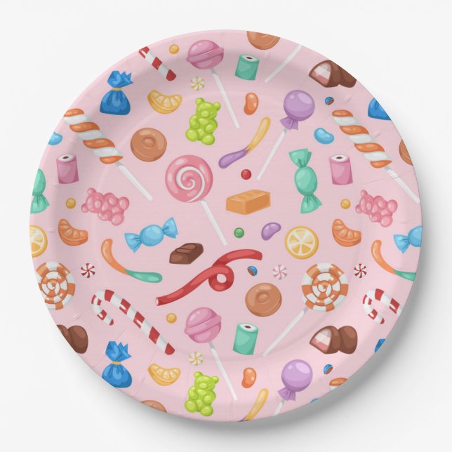 Sweet Treats Paper Plates (Front)