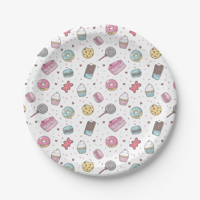 Sweet Treats Paper Plates (Front)