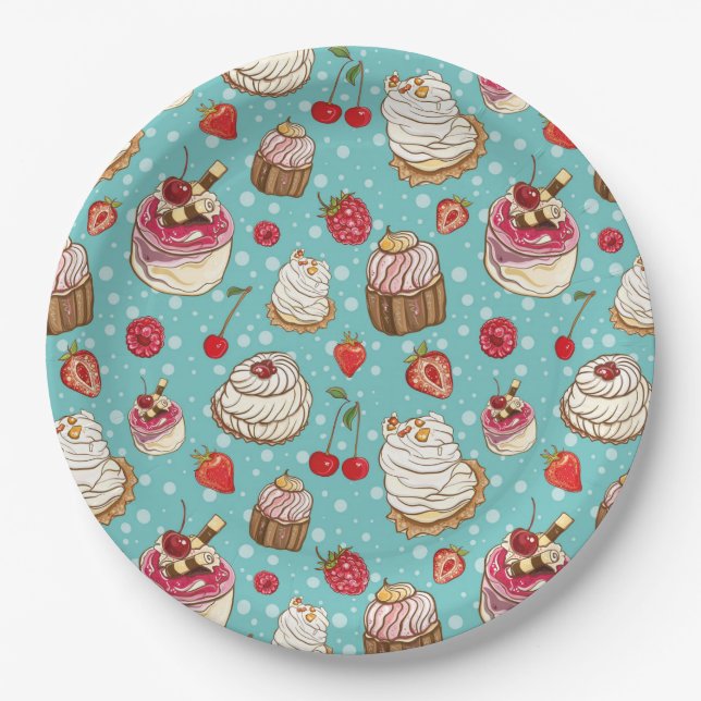 Sweet Treats Paper Plates (Front)