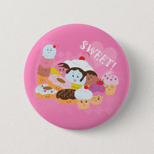 Sweet Treats Pinback Button