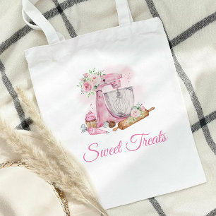 Sweet Treats Pink Bakery Tote Bag