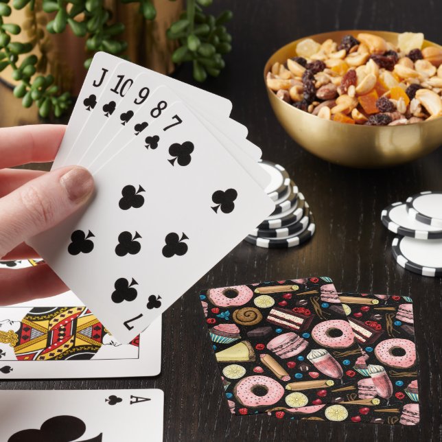 Sweet treats  poker cards (In Situ)