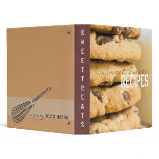 Sweet Treats Recipe Binder binder