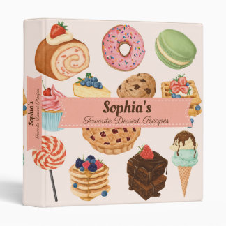 Sweet Treats Recipe Binder