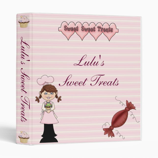 Sweet Treats Recipe Binder (Front/Spine)