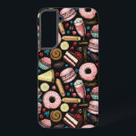 Sweet treats  samsung galaxy s22  case<br><div class="desc">Seamless pattern made of various hand drawn desserts.</div>