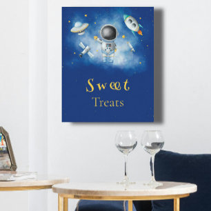Sweet Treats Space Astronaut Boy rockets stars Pos Poster