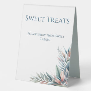 Sweet Treats Wedding Sign-Tropical Dream Table Tent