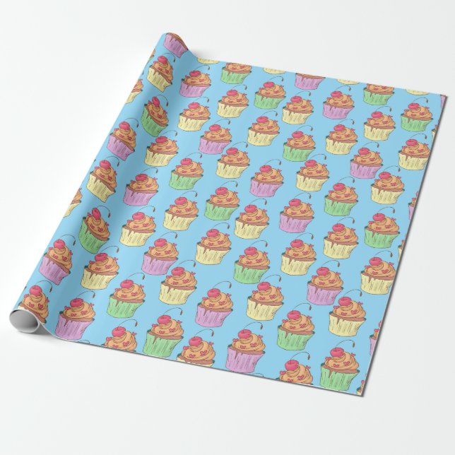 Sweet Treats Wrapping Paper (Unrolled)