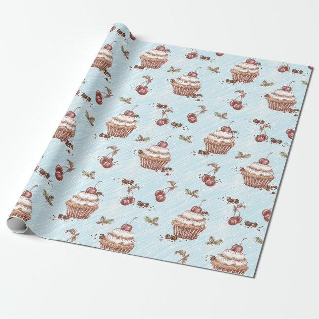 Sweet Treats Wrapping Paper (Unrolled)