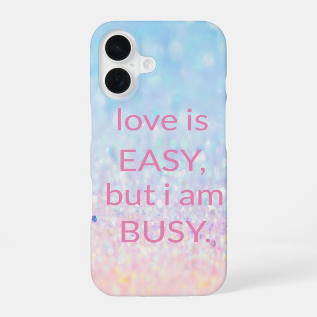 Sweet Trendy glitter  Iphone Case (Back)