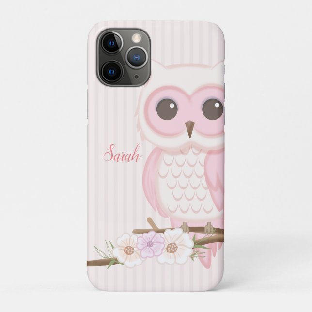 Sweet Trendy Owl Case-Mate iPhone Case (Back)