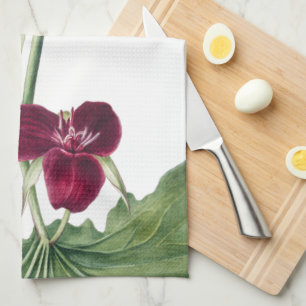Sweet Trillium Botanical  Kitchen Towel