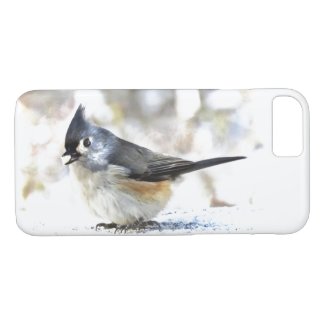 Sweet Tufted Titmouse Bird iPhone 8/7 Case