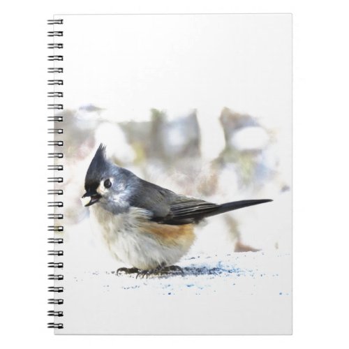 Sweet Tufted Titmouse Bird Notebook