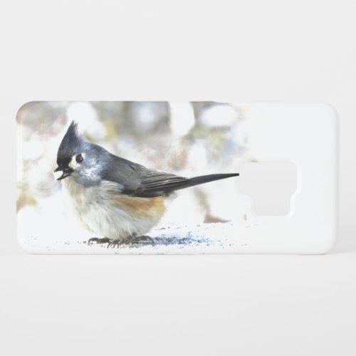 Sweet Tufted Titmouse Bird Samsung Galaxy S9 Case