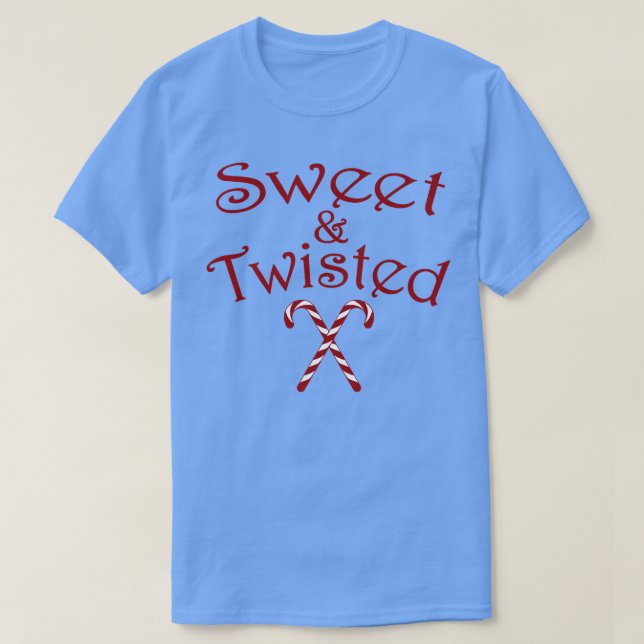 Sweet & Twisted Candy Canes 132 T-Shirt (Design Front)