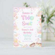 Sweet Two Pastel Candy 2nd Birthday Party