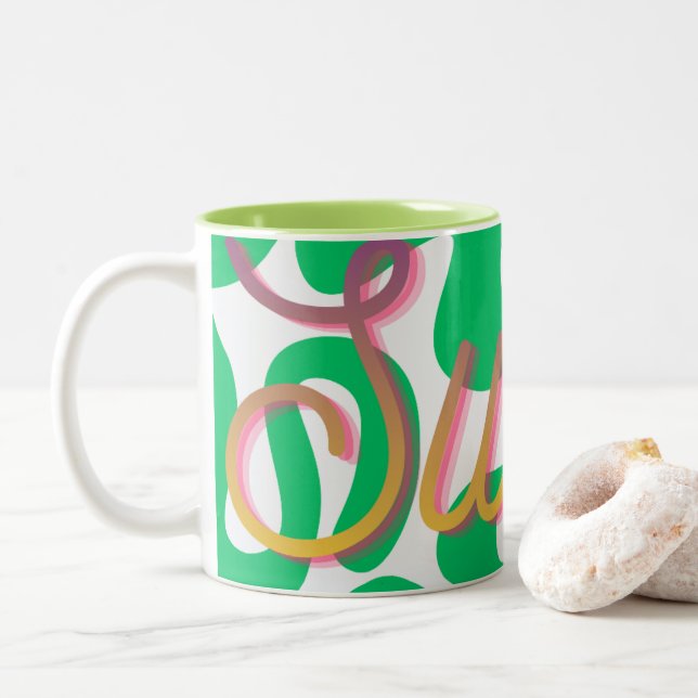 Sweet Typography Mug (With Donut)