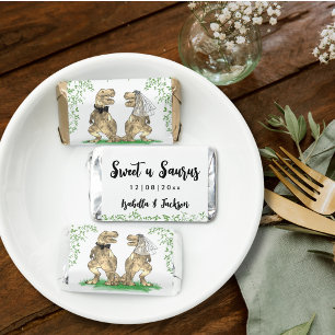Sweet u Saurus Dinosaur Theme Wedding Hershey's Miniatures