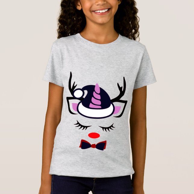 Sweet Unicorn  face T-Shirt (Front)