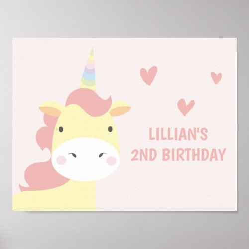 Sweet Unicorn Poster
