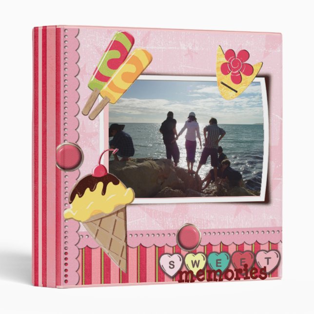 sweet vacation memories binder (Front/Spine)