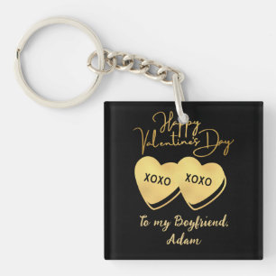 sweet valentine couple personalized customize  keychain