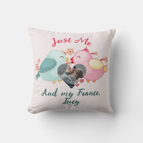 sweet valentine couple personalized customize throw pillow