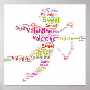 Sweet Valentine Cupid Poster