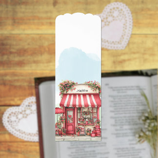 Sweet Valentine Flower Shop Bookmarks