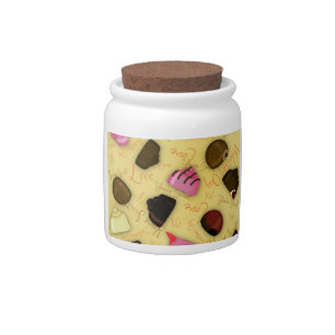 Sweet Valentine - Valentine's Day Candy Pattern Jar