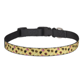 Sweet Valentine - Valentine's Day Candy Pattern Pet Collar