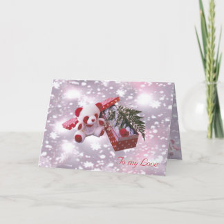 Sweet Valentine's Bear Card