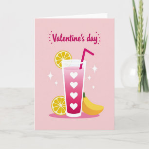 Sweet Valentines Day Drink Card