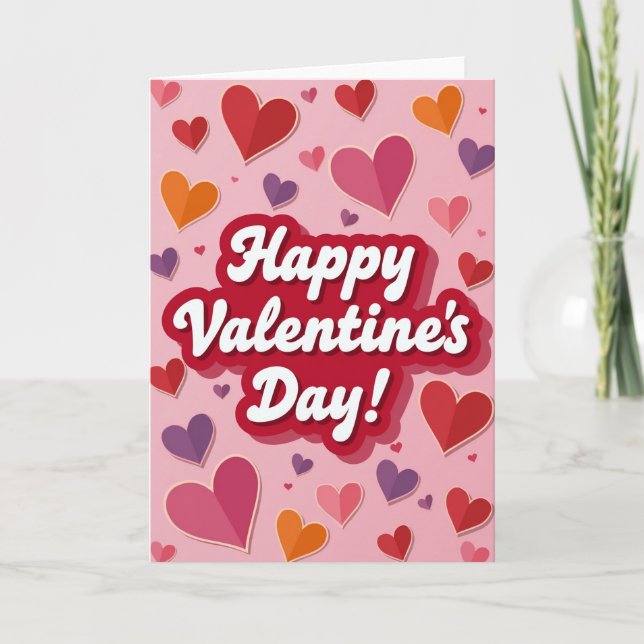 Sweet Valentines Day Love Card (Front)