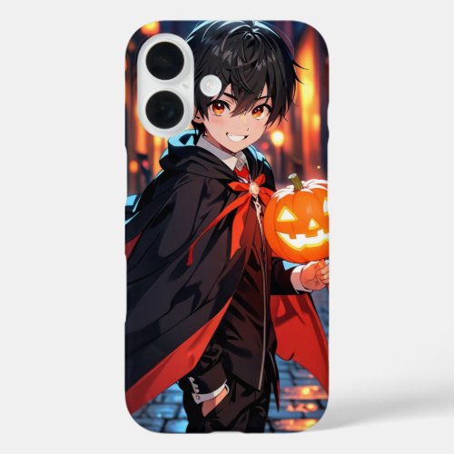 Sweet Vampire Boy iPhone 16 Case