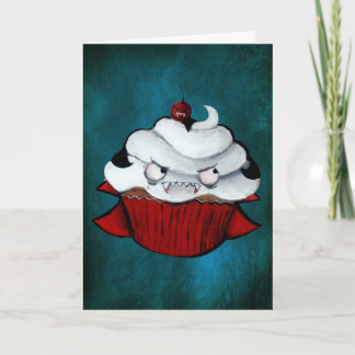 Sweet Vampire Cupcake Card