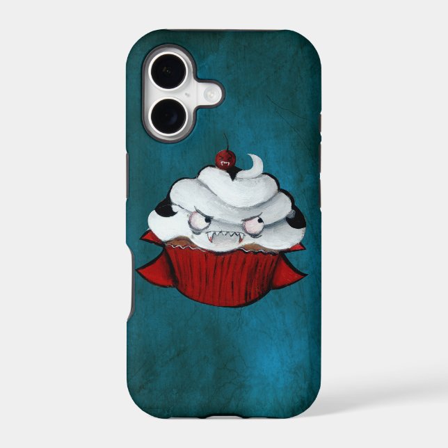 Sweet Vampire Cupcake Iphone Case (Back)