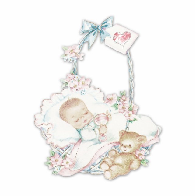 Sweet Vintage Baby Girl Cutout (Front)