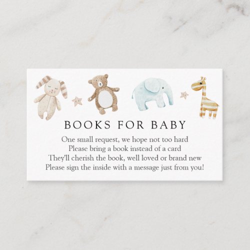 Sweet Vintage Baby Toys Books for Baby insert card