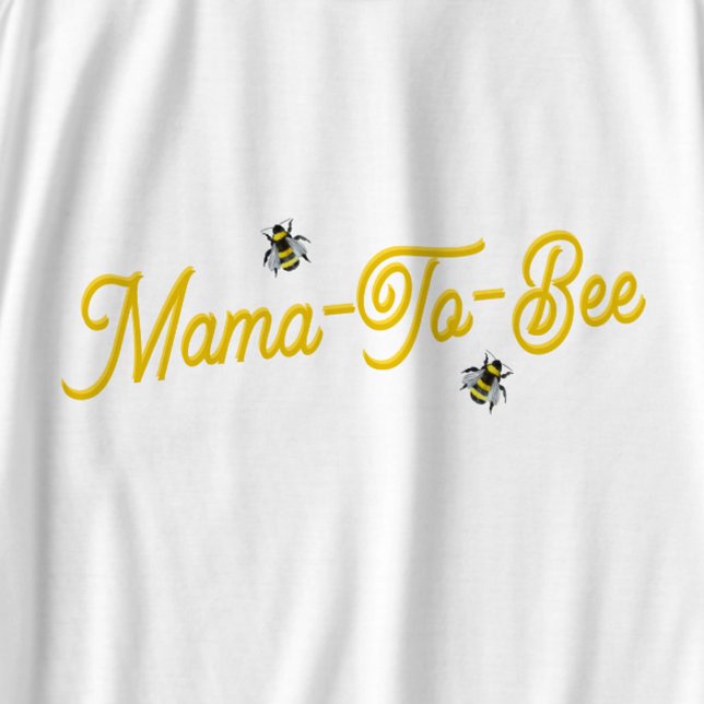  Sweet Vintage Inspired Script Mama-To-Bee T-Shirt Tank Top (Creator Uploaded)