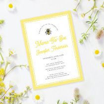 Sweet Vintage Mama-To-Bee Baby Shower Invitation
