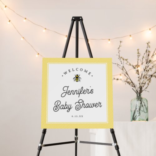 Sweet Vintage Mama To Bee Baby Shower Welcome Sign