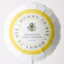 Sweet Vintage Mommy-To-Bee Baby Shower Balloon