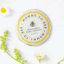 Sweet Vintage Mommy-To-Bee Baby Shower Favor Sugar Cookie
