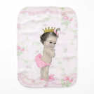 Sweet Vintage Pink Princess Baby Burp Cloth Sweet Vintage Pink Princess Baby Burp Cloth